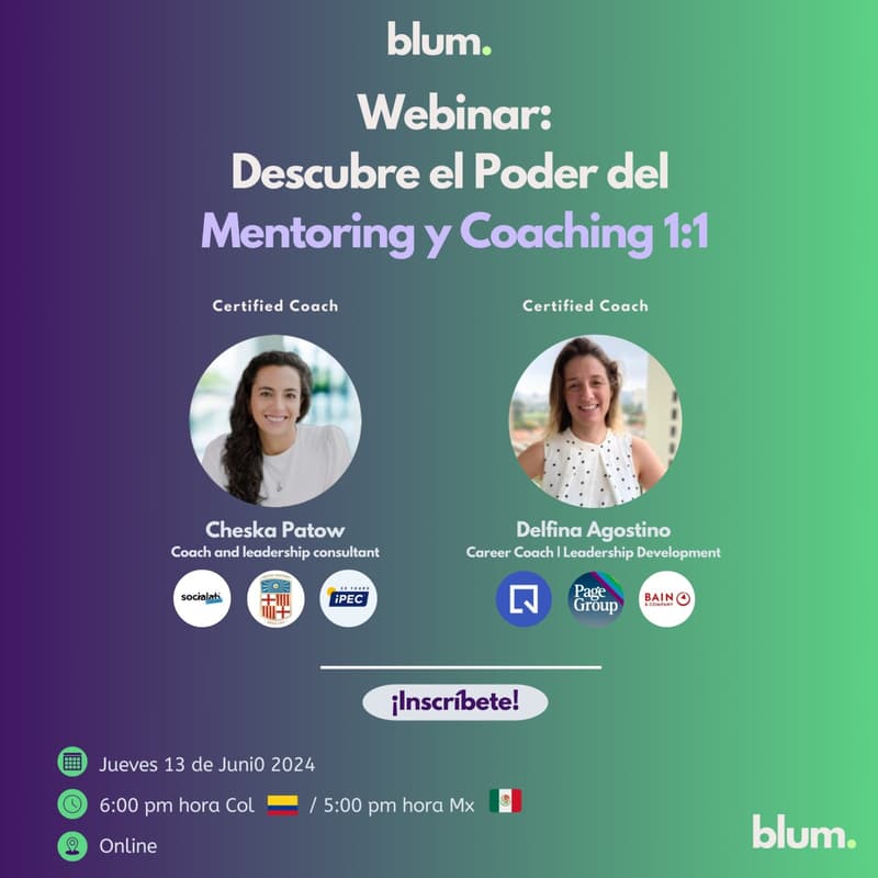 Cover Image for Blum | Descubre el Poder del Mentoring y Coaching 1:1 🚀