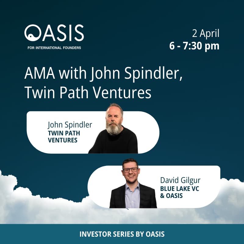 Cover Image for Oasis Investor Series: AMA with John Spindler, Twin Path Ventures