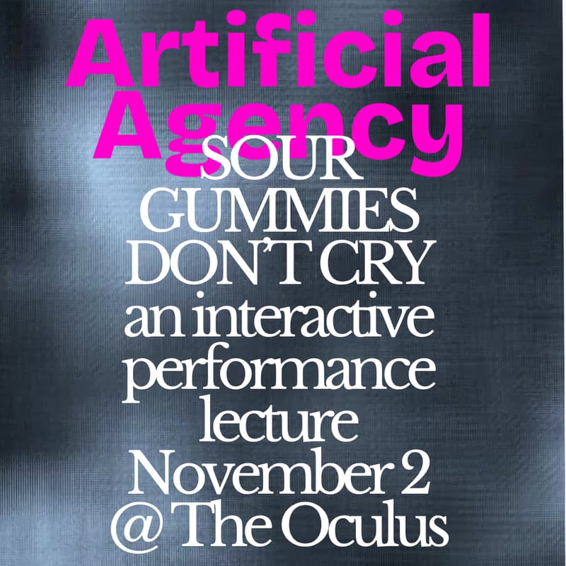 Cover Image for Artificial Agency - a public performance