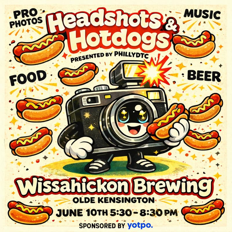 Cover Image for PhillyDTC: Headshots & Hotdogs