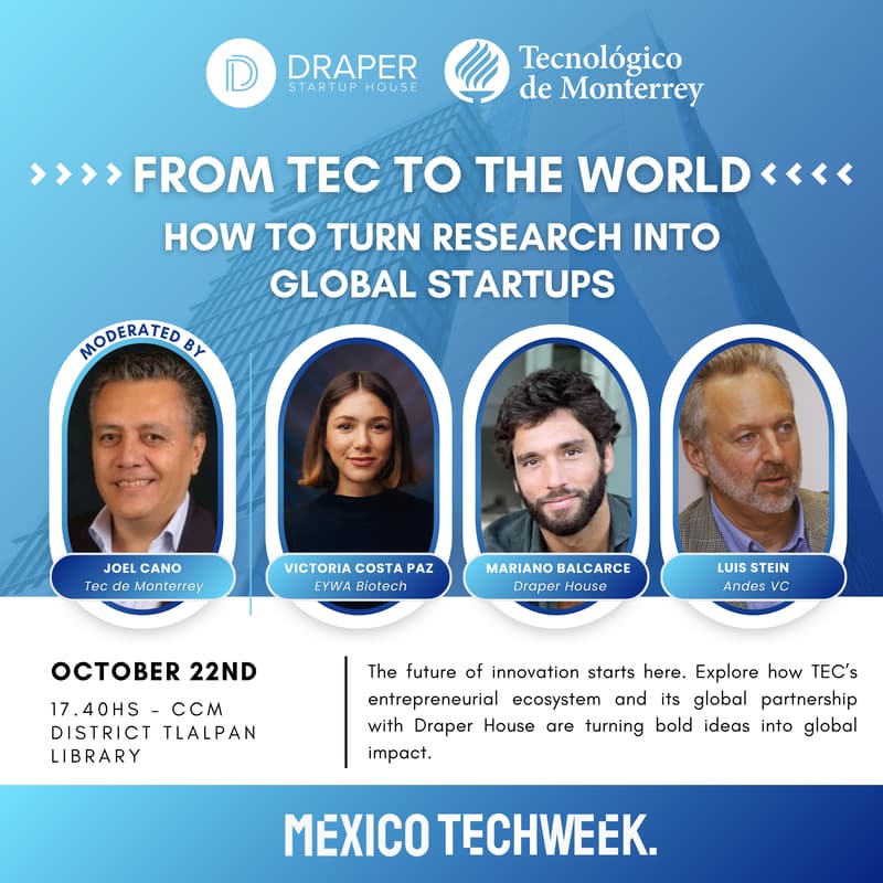 Cover Image for From TEC To The World: How to Turn Research intoGlobal Startups