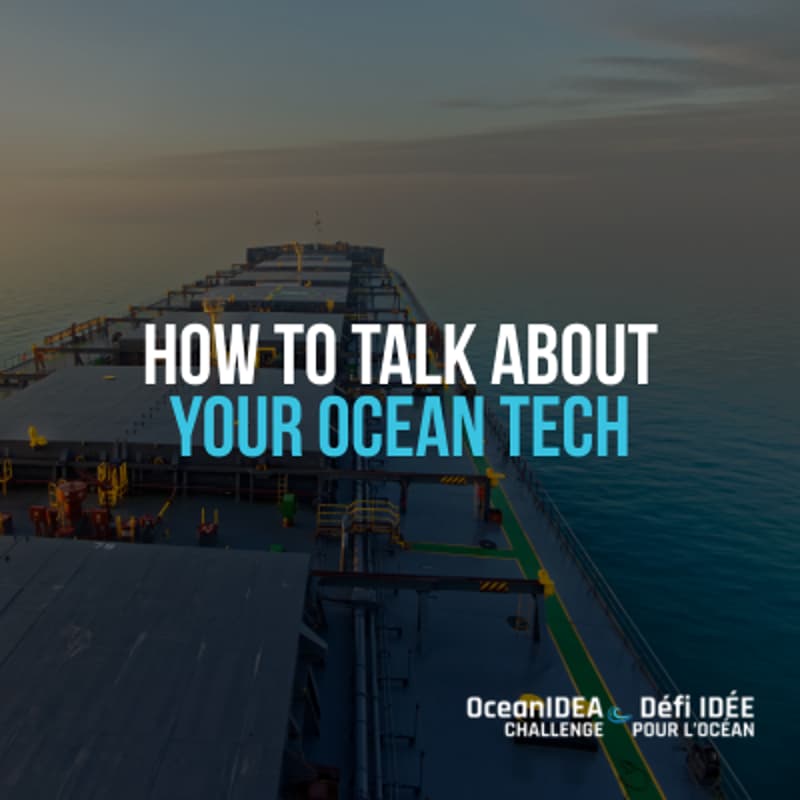 Cover Image for How to talk about your ocean tech (idea)