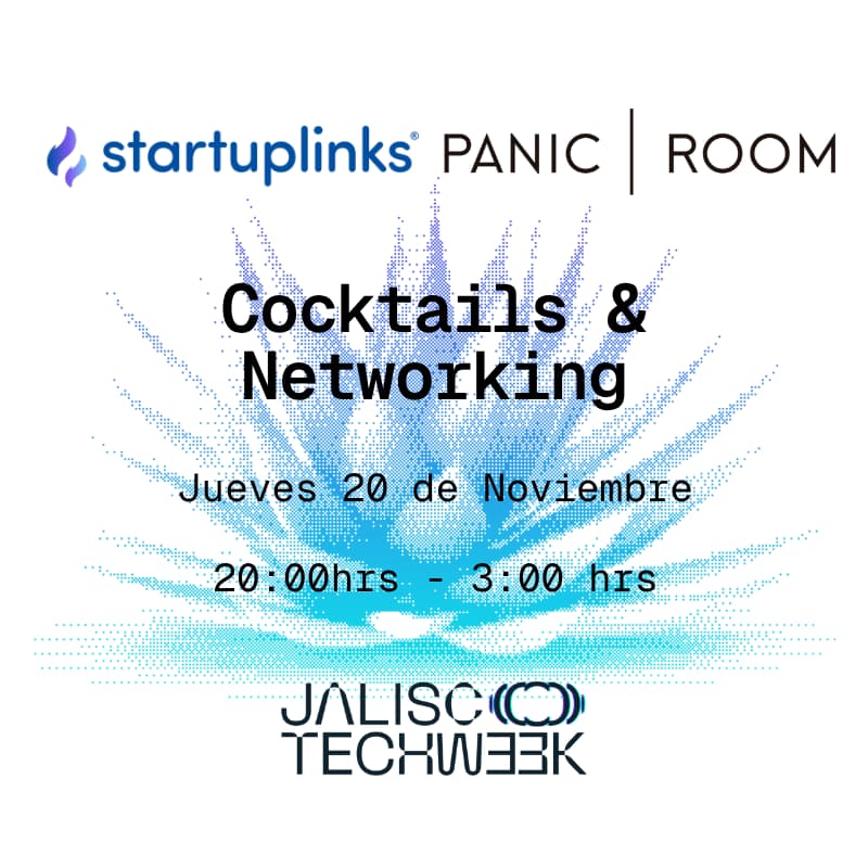 Cover Image for Cocktails and Networking Startuplinks & Panic Room