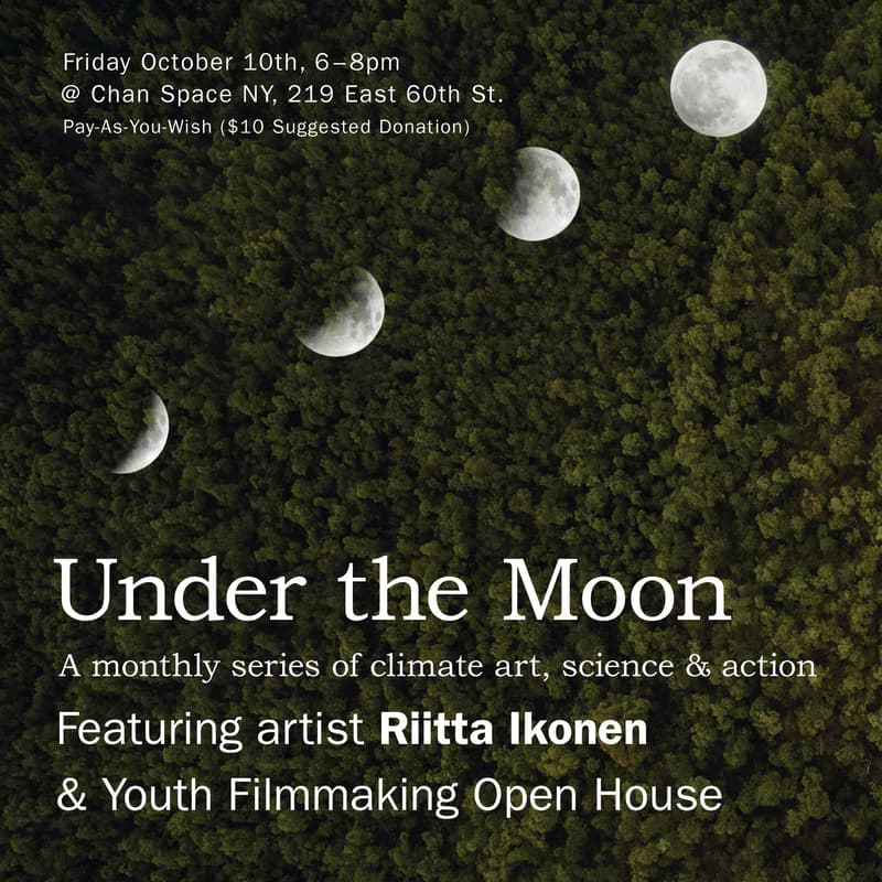 Cover Image for Under the Moon: Ft. Riitta Ikonen & Youth Filmmaking Open House