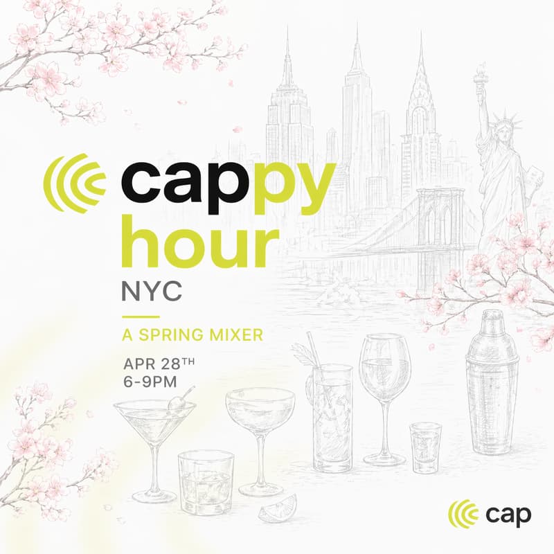 Cover Image for cappy hour nyc, a spring mixer