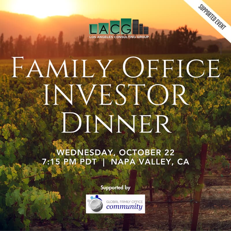 Cover Image for October 22: Family Office Investor Dinner