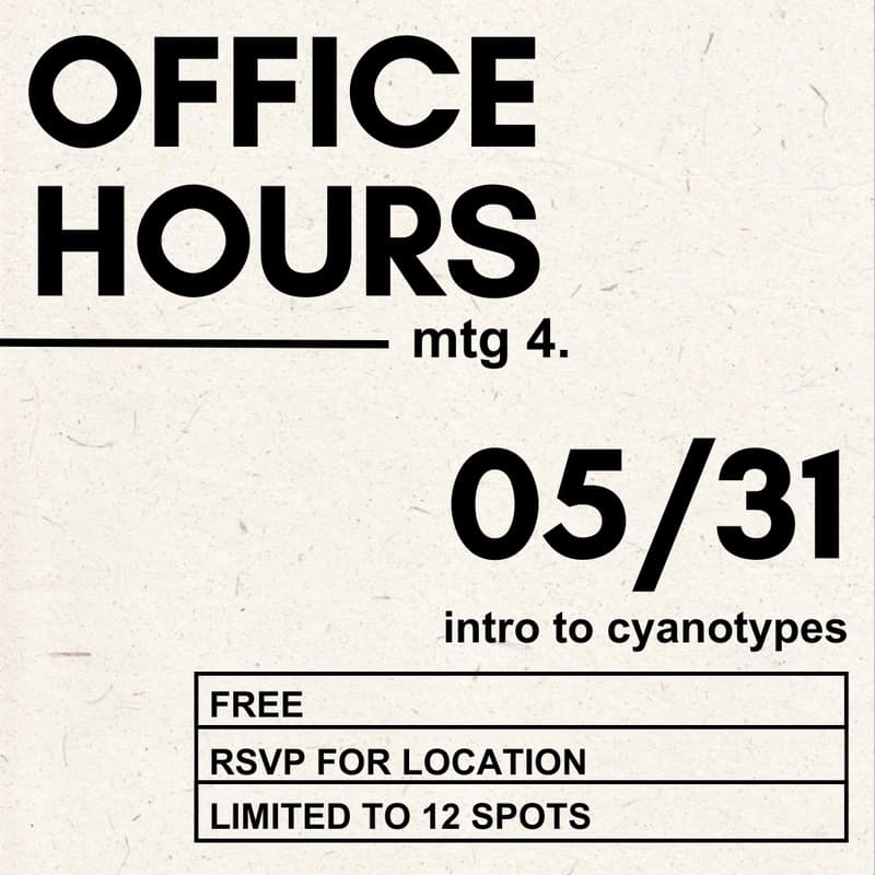 Cover Image for OFFICE HOURS: mtg 4
