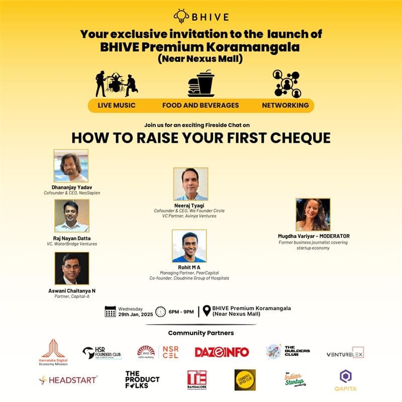 Cover Image for Fireside Chat on "How to Raise Your First Cheque"