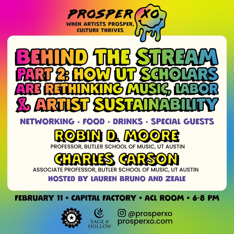 Cover Image for Behind the Stream: How UT Scholars Are Rethinking Music, Labor & Artist Sustainability - Part 2