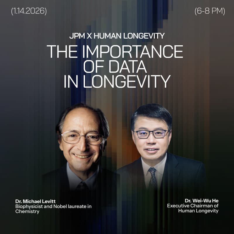 Cover Image for JPM X Human Longevity with Dr. Michael Levitt