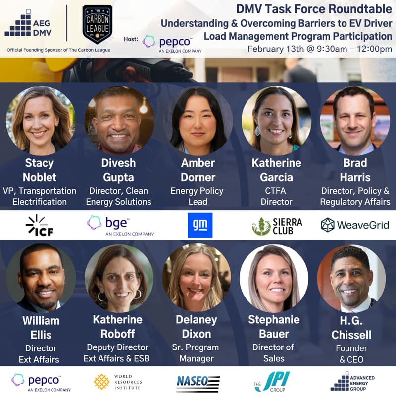 Cover Image for DMV Task Force Roundtable: Understanding and Overcoming Barriers to EV Driver Load Management Program Participation