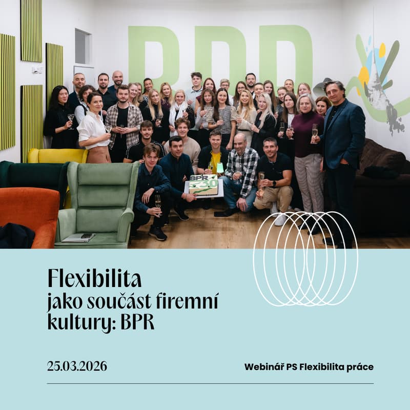 Cover Image for Webinář: Flexibilita jako součást firemní kultury s marketingovou agenturou BPR