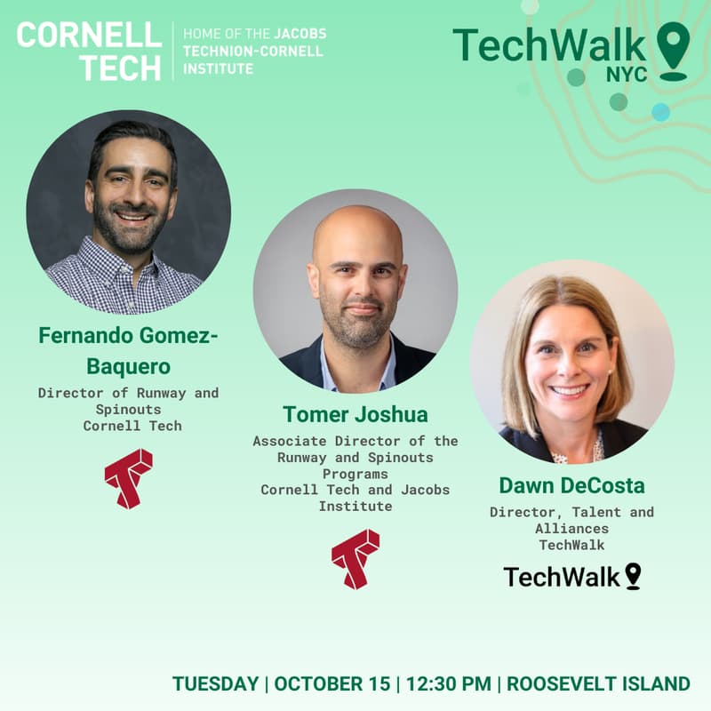 Cover Image for Cornell Tech Runway & Spinouts Walk
