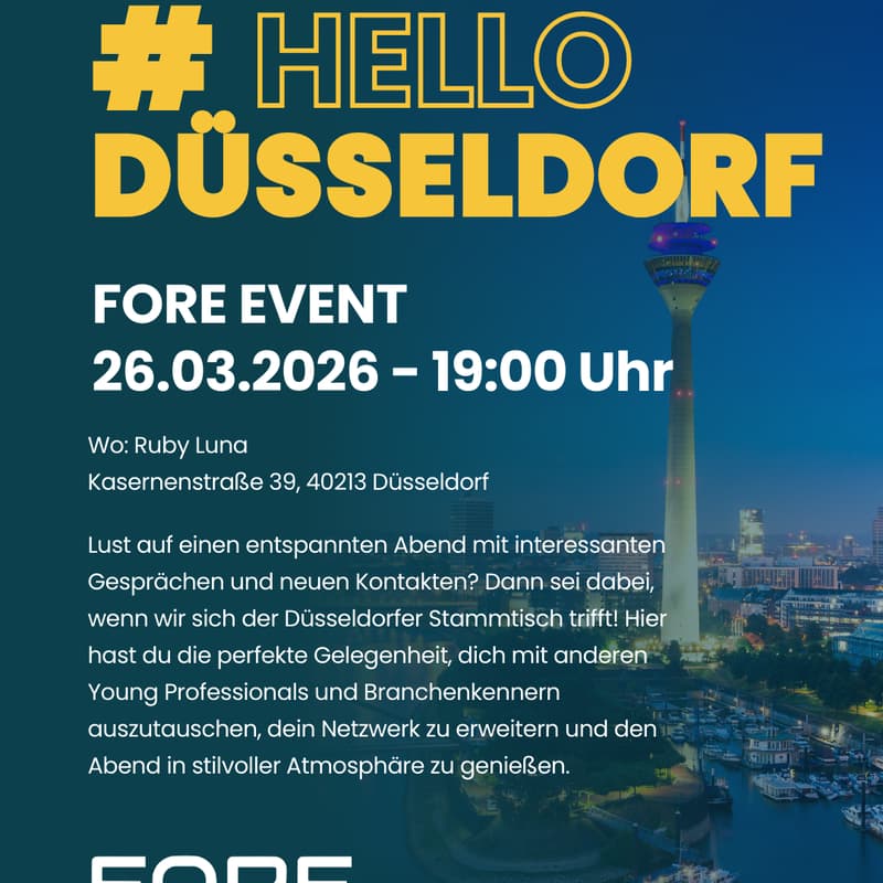 Cover Image for FORE Düsseldorf After Work