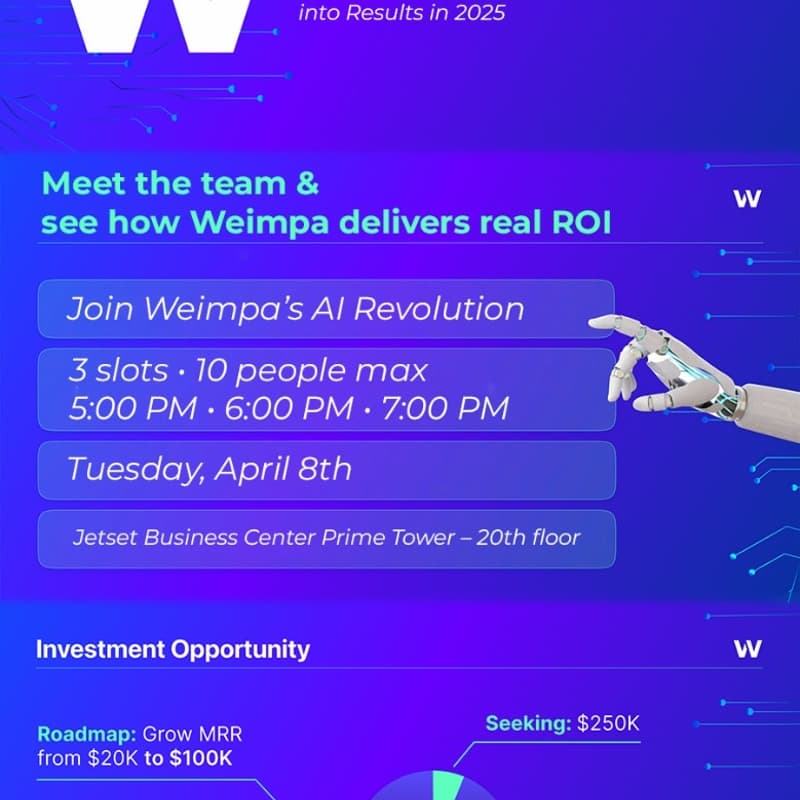Cover Image for WEIMPA AI Revolution Investment Presentation