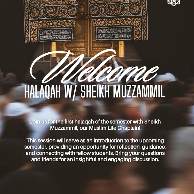 Cover Image for Welcome to the MSU Joint Halaqah w/ Sheikh Muzzammil