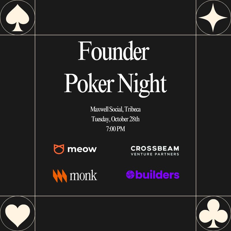 Cover Image for Founder Poker & Game Night