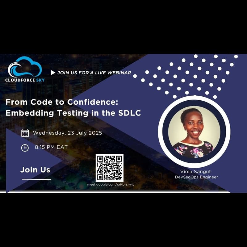 Cover Image for From Code to Confidence: Embedding Testing in the SDLC - Viola Sangut