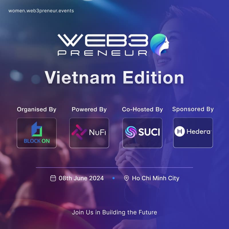 Cover Image for Women.Web3preneur Vietnam Edition (Networking Event)