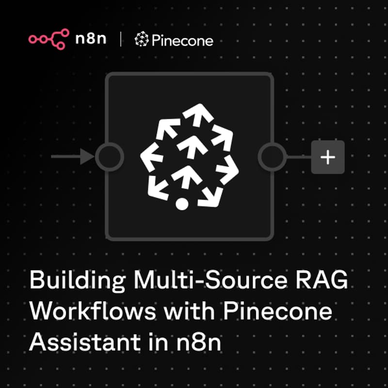 Cover Image for Pinecone Assistant for n8n: New Node Launch & Community Showcase