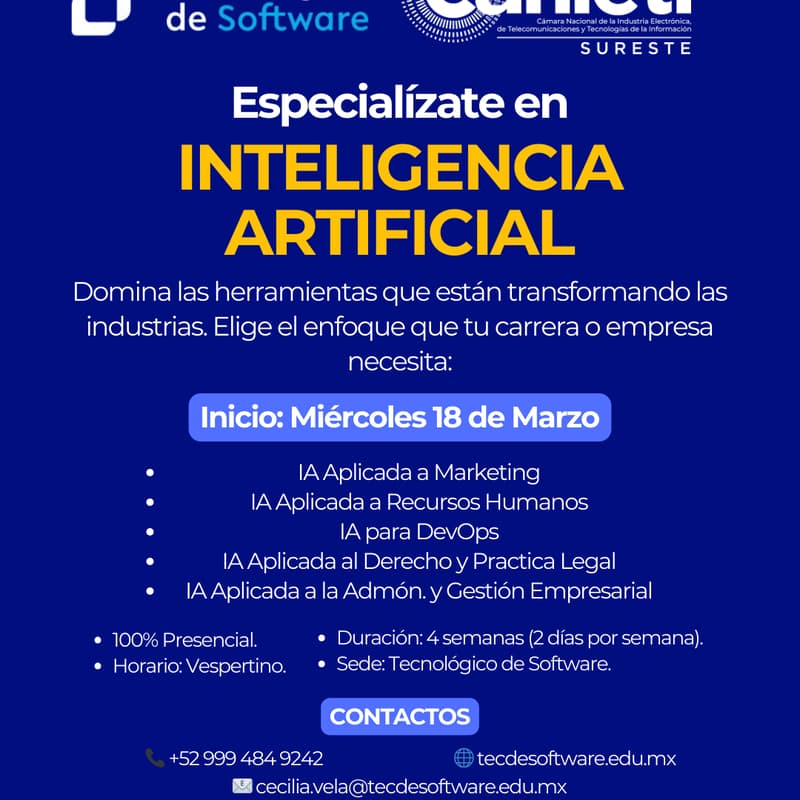 Cover Image for Especialízate en Inteligencia Artificial