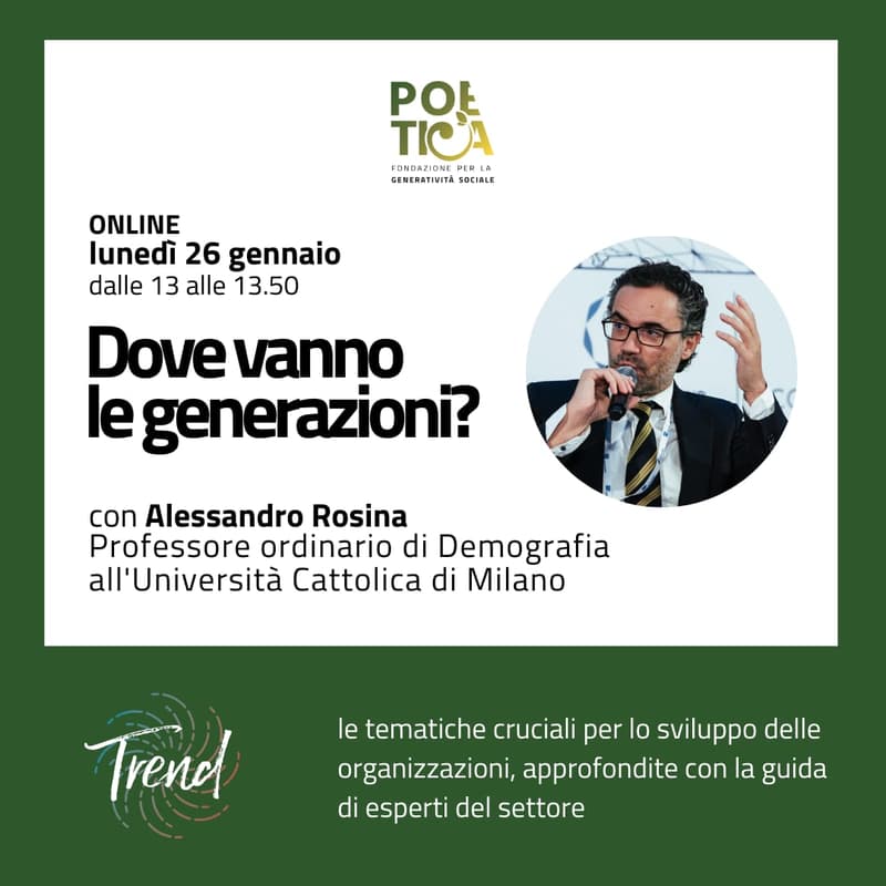 Cover Image for TREND con Alessandro Rosina - Dove vanno le generazioni?