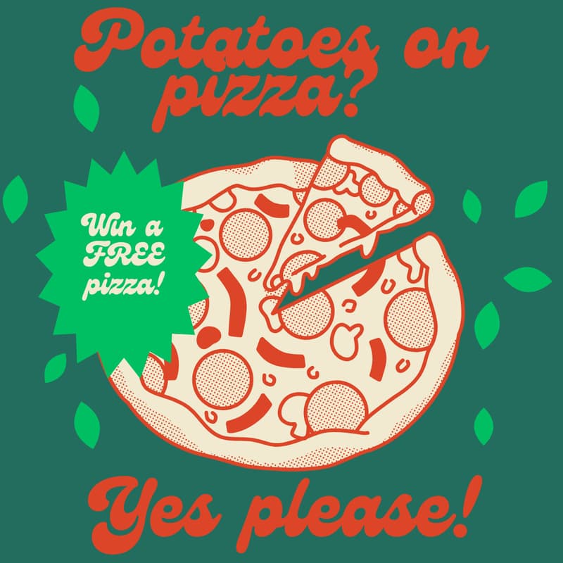 Cover Image for Potatoes on pizza? Yes please!