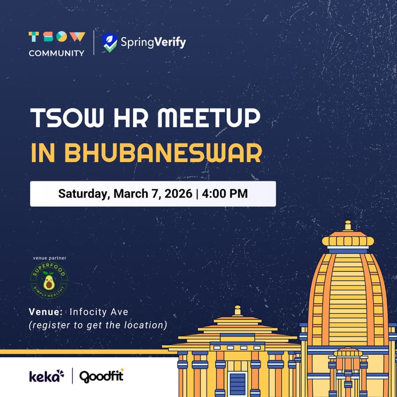 Cover Image for TSOW HR Meetup in Bhubaneswar