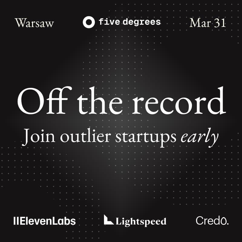 Cover Image for five degrees: Founder Showcase | Warsaw