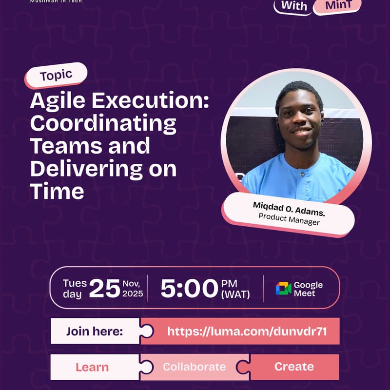 Cover Image for Agile Execution: Coordinating Teams and Delivering on Time