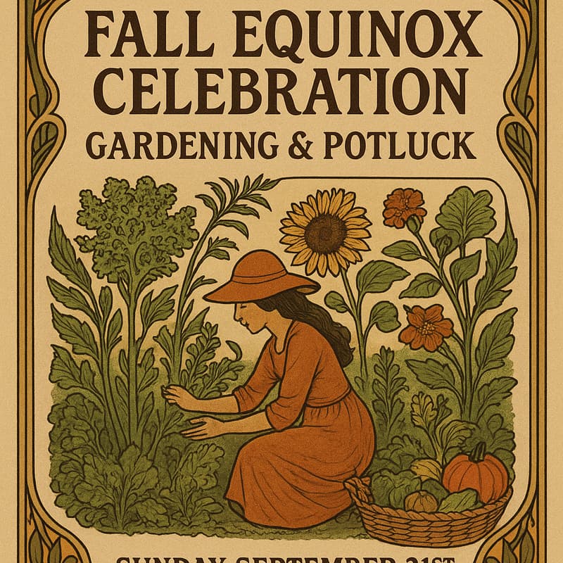 Cover Image for Fall Equinox Celebration | Gardening & Potluck