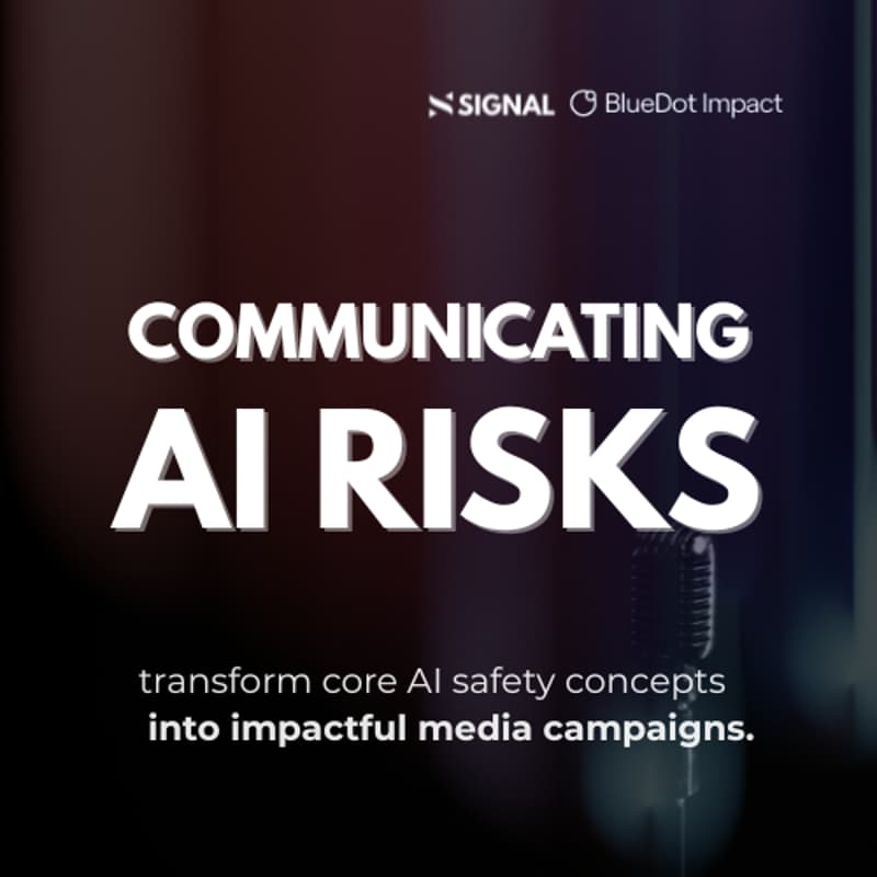 Cover Image for AI Create-a-thon: communicating AI Risks with Bluedot Impact