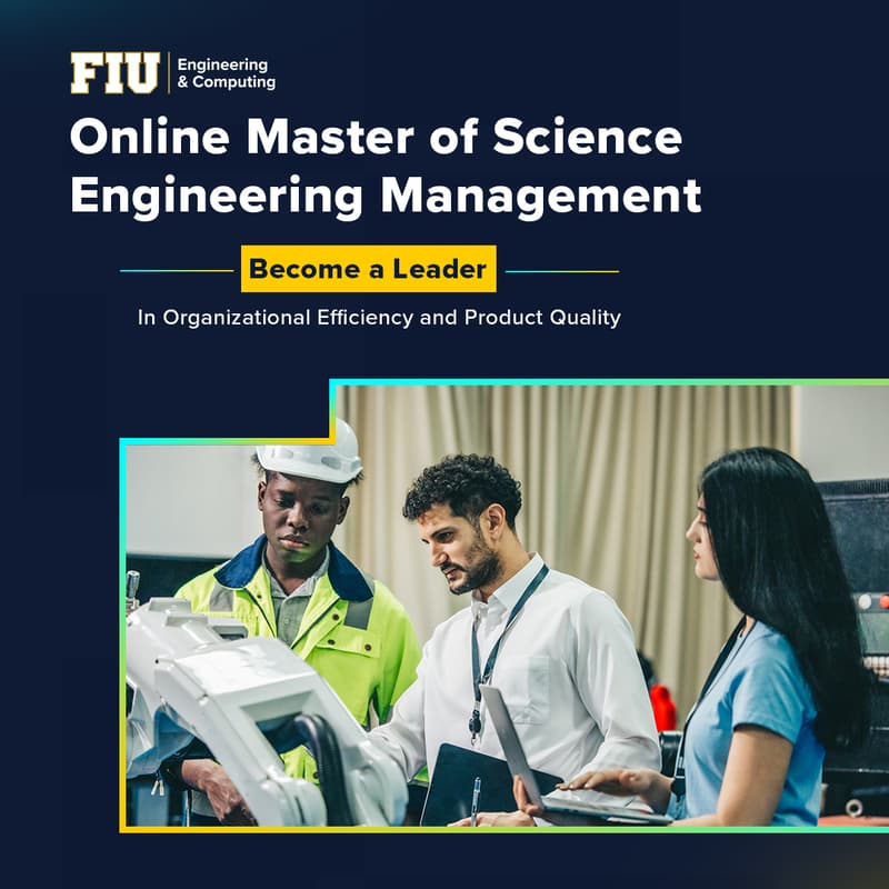 Cover Image for Online MS in Engineering Management Webinar