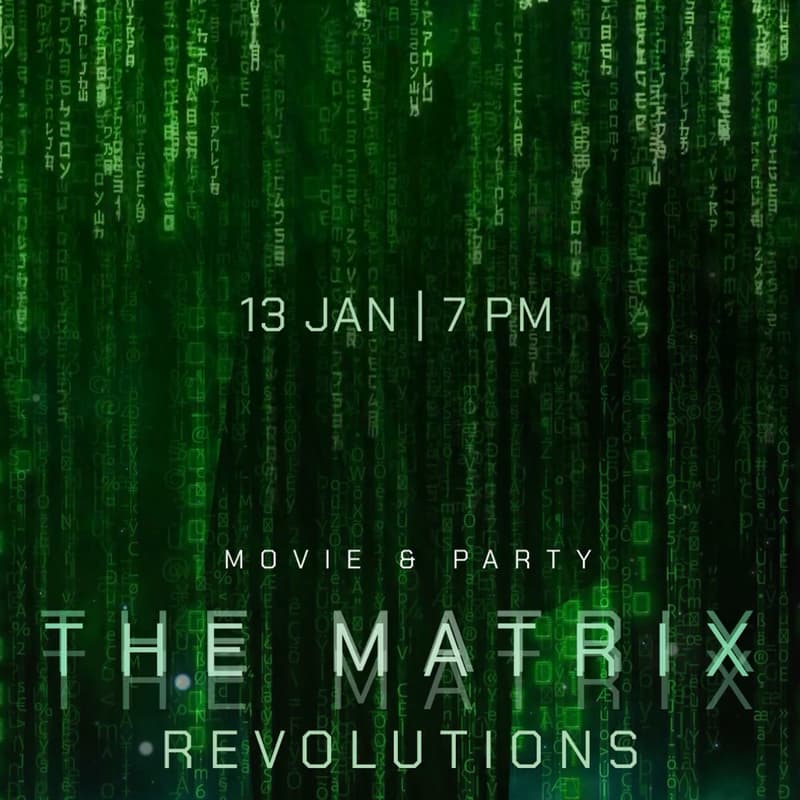 Matrix Movie & Party 📟 · Luma