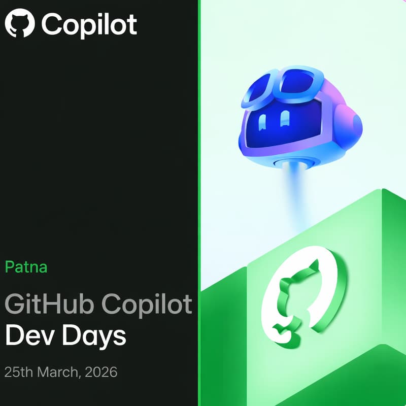 Cover Image for GitHub Copilot Dev Days | Patna