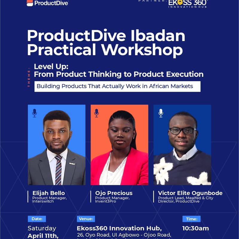 Cover Image for ProductDive Ibadan Workshop