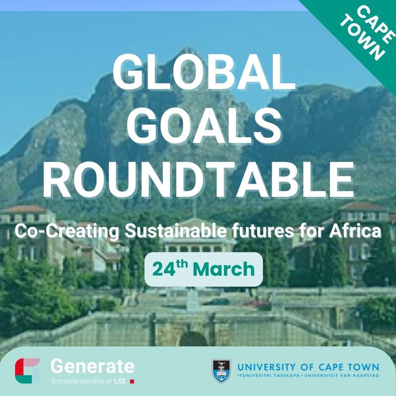 Cover Image for Cape Town: The Global Goals Roundtables: Co-creating sustainable futures for Africa