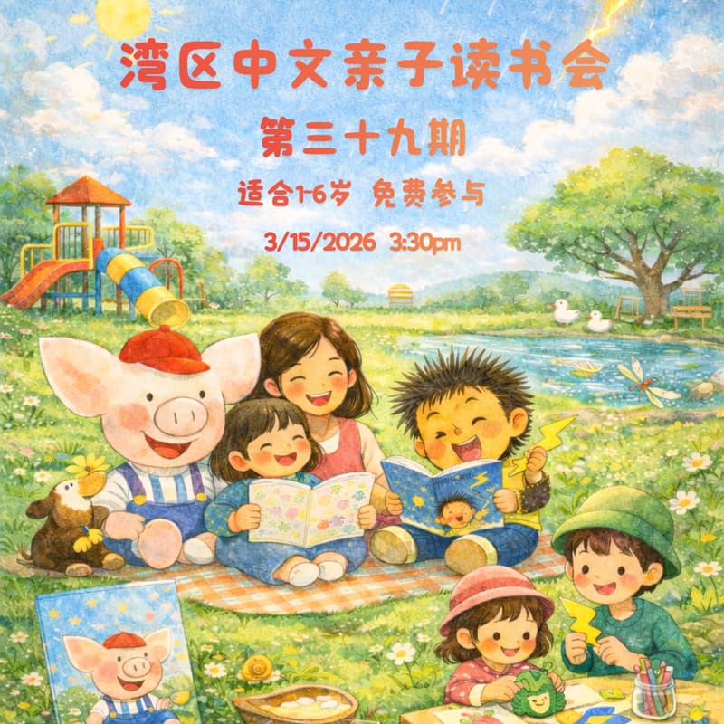 Cover Image for 湾区中文亲子读书会 · 第三十九期