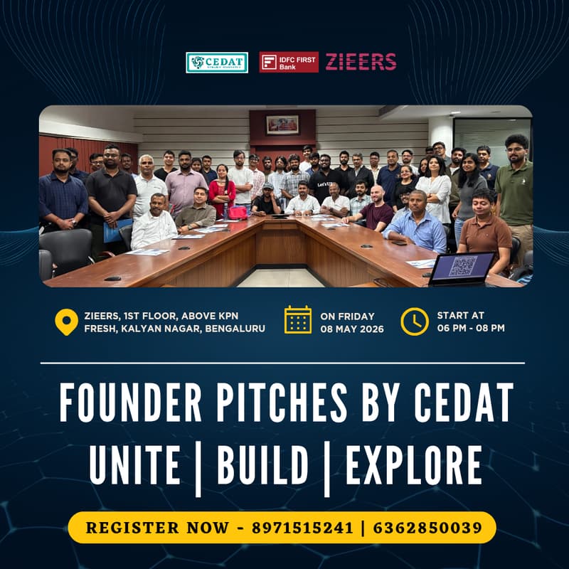 Cover Image for Founder Pitches by CEDAT