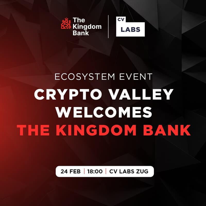 Cover Image for Crypto Valley Welcomes The Kingdom Bank