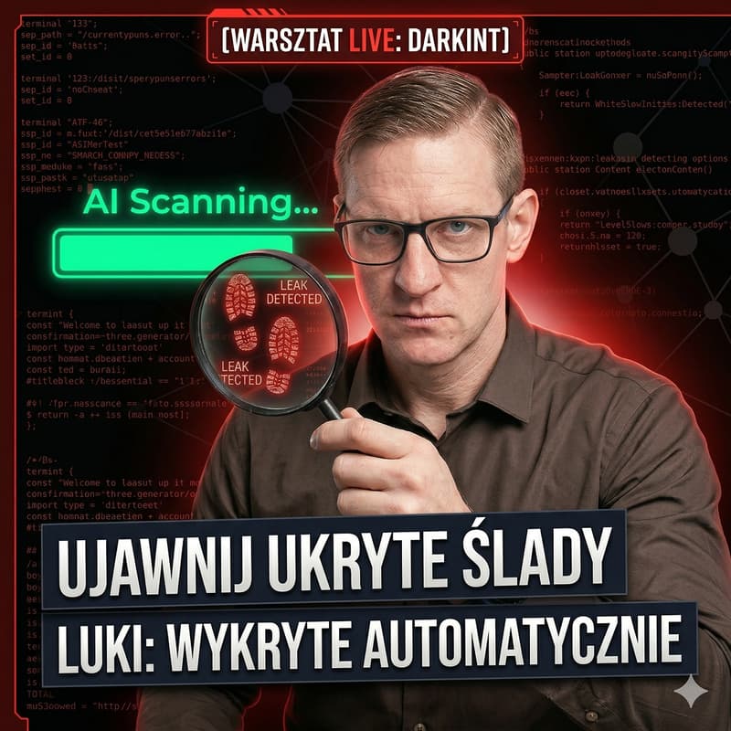 Cover Image for Twój OPSEC ma dziury, których nie widzisz - AI pokaże Ci je pierwsze. [DarkINT]
