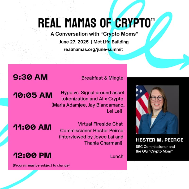 Cover Image for Convo with "Crypto Moms": Real Mamas of Crypto June Summit