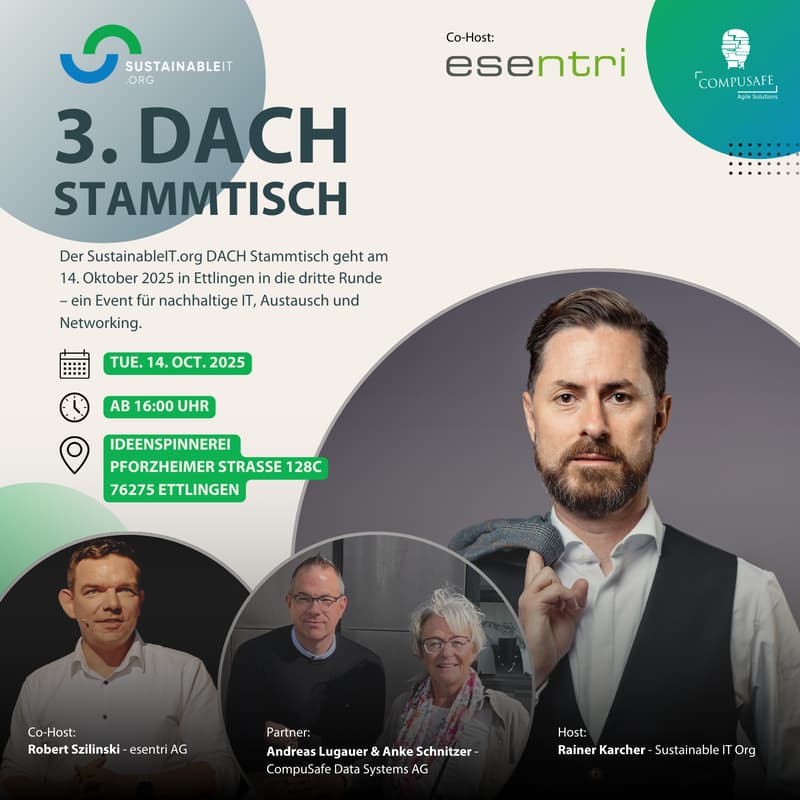 Cover Image for 3. DACH Stammtisch der SustainableIT.org