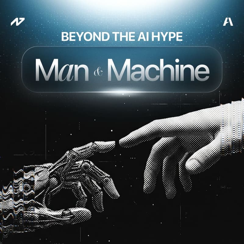 Cover Image for "Man & Machine" - Beyond the AI Hype