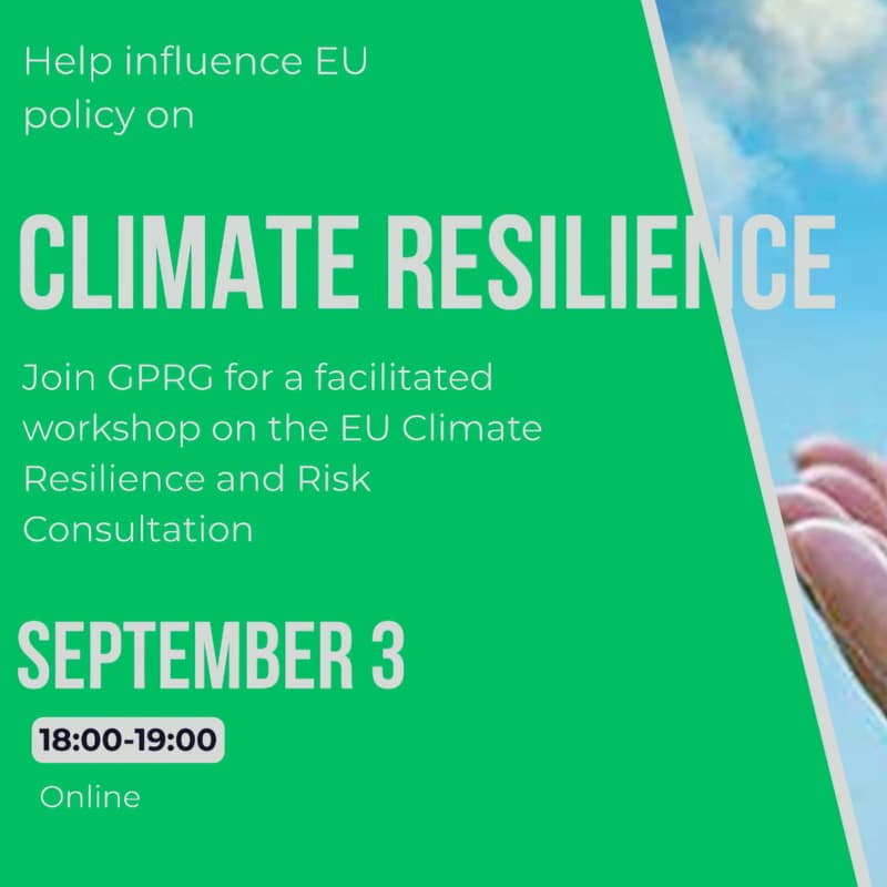 Cover Image for GPRG Climate Resilience Policy Workshop
