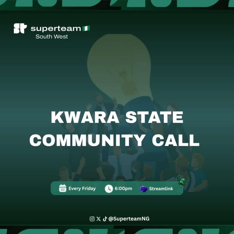 Cover Image for SuperteamNG Kwara state Community Call