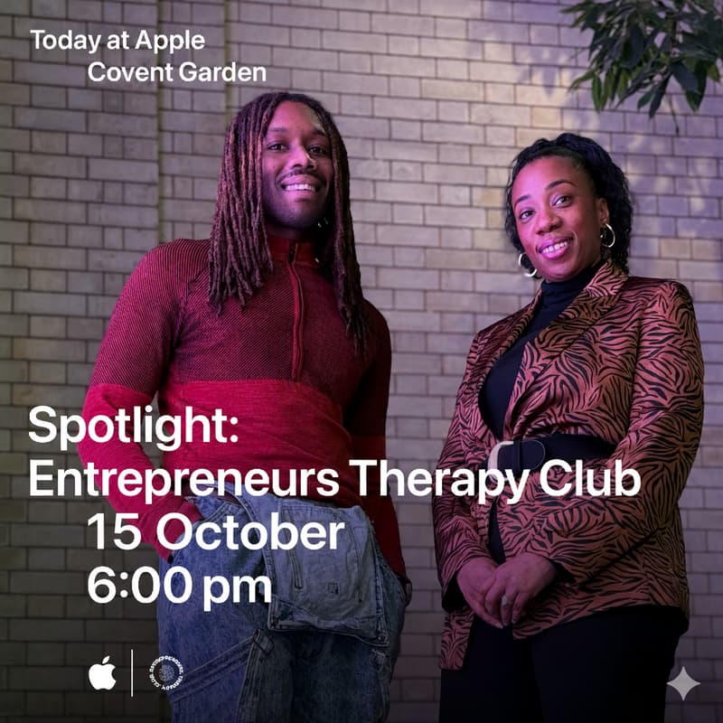 Cover Image for Entrepreneurs Therapy Club - Apple, Covent Garden