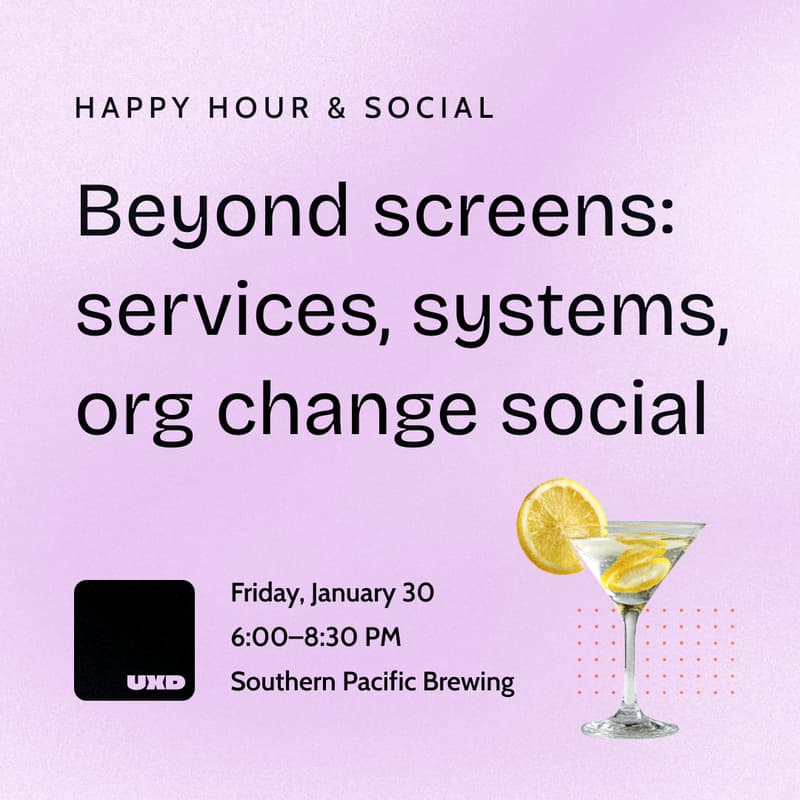Cover Image for Beyond Screens: Services, Systems, & Org Change Social
