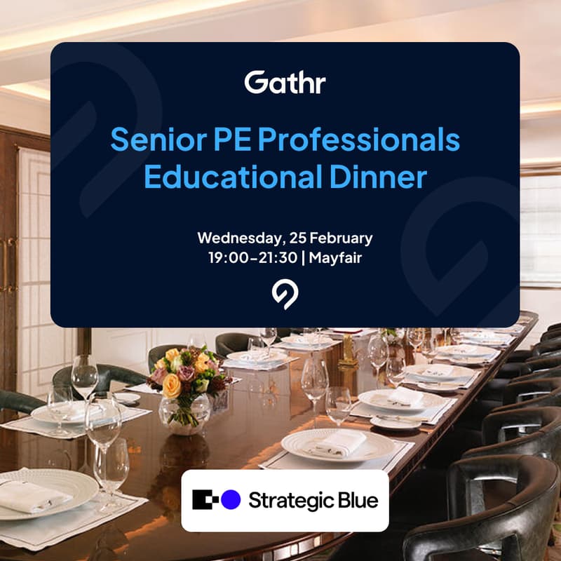 Cover Image for Gathr: Senior PE Professionals Educational Dinner