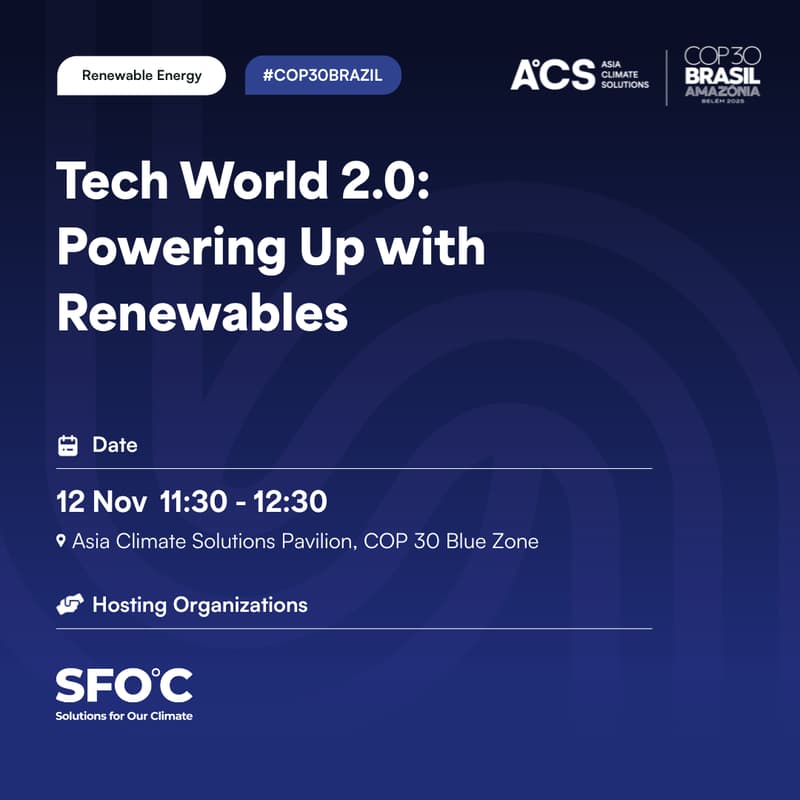 Cover Image for Tech World 2.0: Powering Up with Renewables
